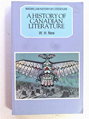 Stock image for History of Canadian Literature for sale by Better World Books