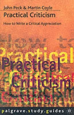9780333417546: Practical Criticism (Macmillan Study Guides)