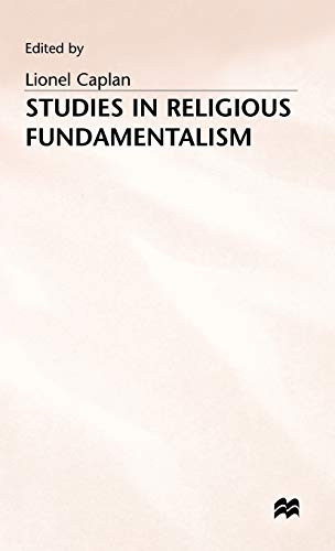 Imagen de archivo de Studies in Religious Fundamentalism a la venta por Better World Books Ltd