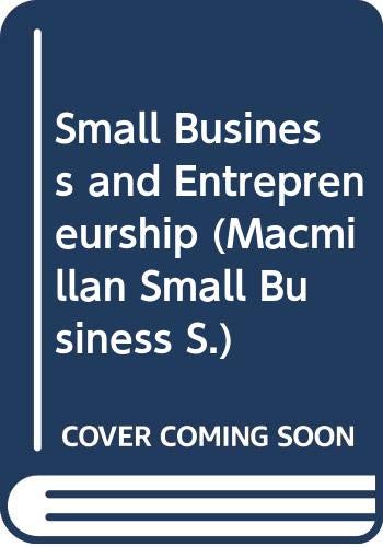 9780333420973: Small Business and Entrepreneurship