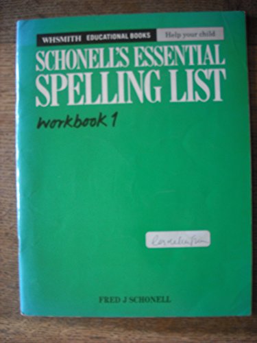 Imagen de archivo de The Essential Spelling Book 1 a la venta por AwesomeBooks