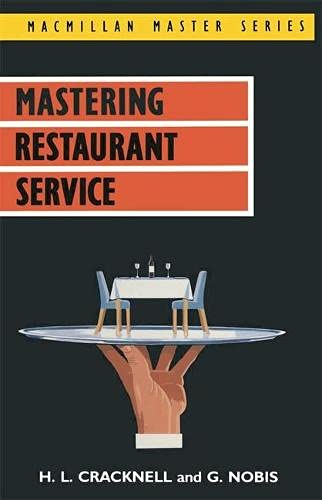 9780333426685: Mastering Restaurant Service