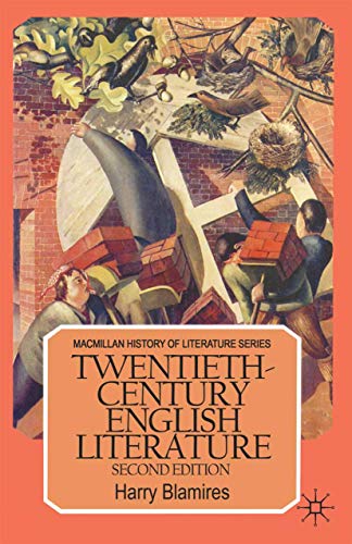 9780333428108: Twentieth-Century English Literature: 1 (Macmillan History of Literature)