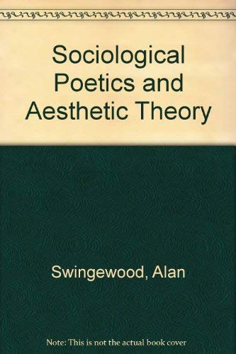 Stock image for Sociological Poetics and Aesthetic Theory for sale by PRIMOBUCH