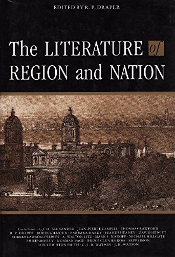 Stock image for The Literature of Region and Nation for sale by Midtown Scholar Bookstore
