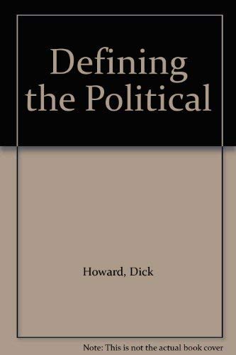 9780333440001: Defining the political