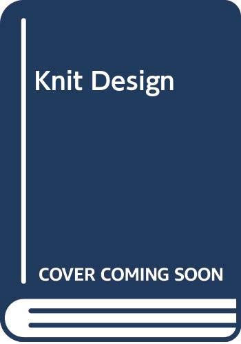 Knit Design (9780333440018) by Barnden, Betty; Tubbs, Gabi