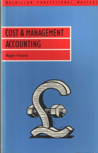 9780333442500: Cost and Management Accounting (Macmillan professional masters (business))