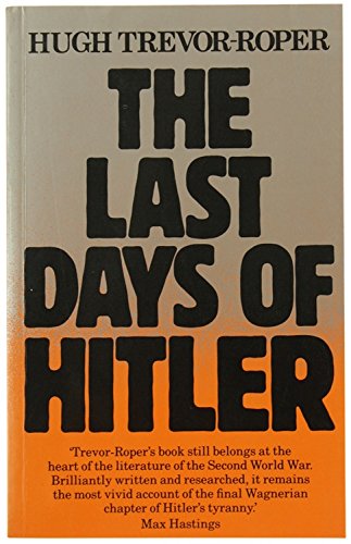 Beispielbild fr The Last Days of Hitler zum Verkauf von Reuseabook