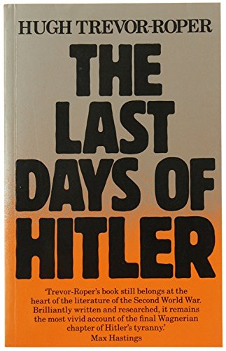Stock image for The Last Days of Hitler for sale by AwesomeBooks