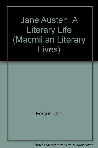 9780333447000: Jane Austen: A Literary Life (Macmillan Literary Lives)