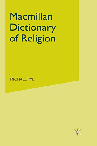 Beispielbild fr Macmillan Dictionary of Religion (Dictionary Series) zum Verkauf von Reuseabook