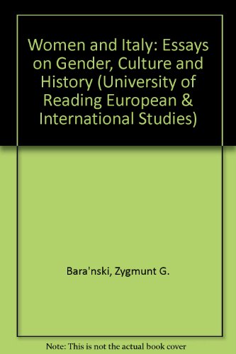 9780333455760: Women and Italy: Essays on Gender, Culture and History