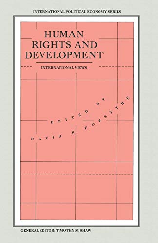 Beispielbild fr Human rights and development : international views. zum Verkauf von Kloof Booksellers & Scientia Verlag