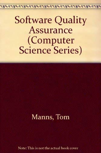 Beispielbild fr Software Quality Assurance (Computer Science Series) zum Verkauf von AwesomeBooks