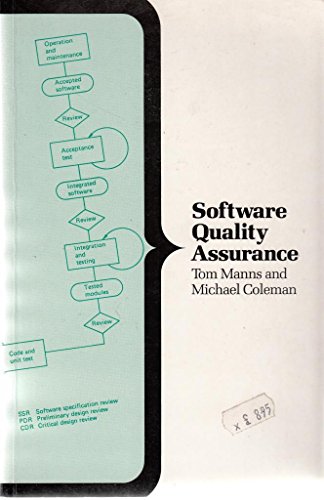 Beispielbild fr Software Quality Assurance (Computer Science Series) zum Verkauf von Cambridge Rare Books