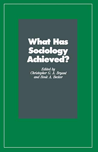 Beispielbild fr What Has Sociology Achieved? zum Verkauf von ThriftBooks-Dallas