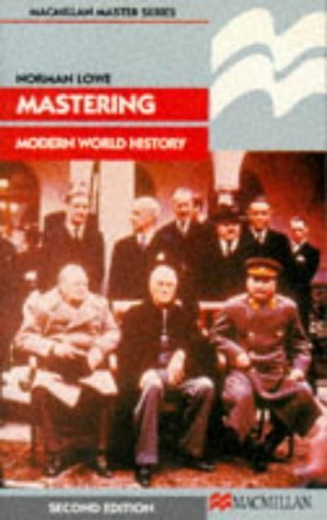 Imagen de archivo de Mastering Modern World History (Master S.) a la venta por AwesomeBooks