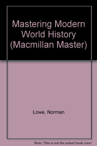 9780333465776: Mastering Modern World History