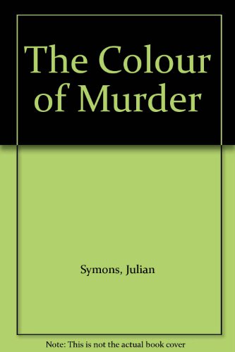 9780333466353: The Colour of Murder