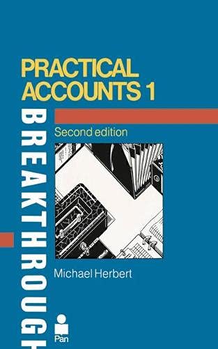 Herbert M: Break; Practical Accounts 1 Rev (9780333481417) by Unknown Author