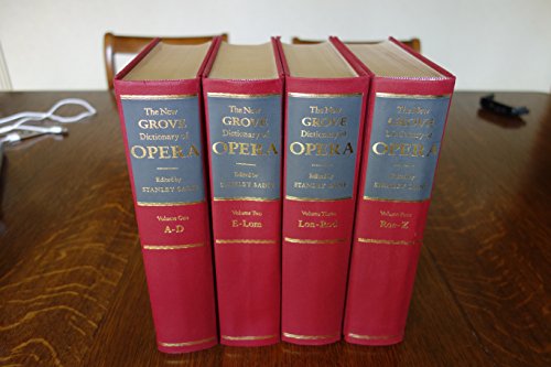 9780333485521: The New Grove Dictionary of Opera