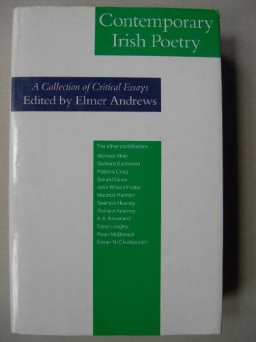 Stock image for Contemporary Irish Poetry: A Collection of Critical Essays for sale by Anybook.com
