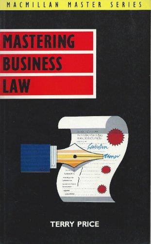 Imagen de archivo de Mastering Business Law (Macmillan Master) a la venta por medimops