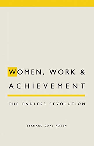 9780333488690: Women, Work and Achievement: The Endless Revolution