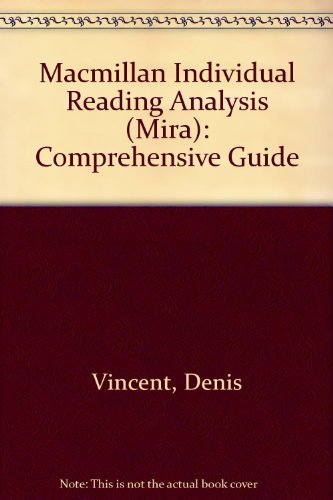 Macmillan Individual Reading Analysis (MIRA): Comprehensive Guide (9780333492031) by Vincent, Denis; De La Mare, Michael