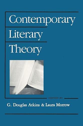 Beispielbild fr Contemporary Literary Theory zum Verkauf von medimops