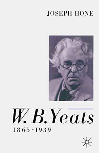 9780333497548: W. B. Yeats, 1865-1939