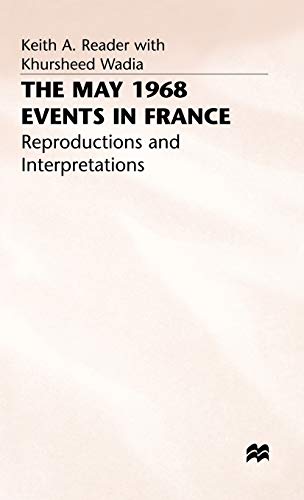 Beispielbild fr May 1968 Events in France: Reproduction and Interpretations zum Verkauf von Anybook.com