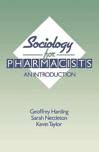 Imagen de archivo de Social Science and Pharmacy a la venta por Phatpocket Limited