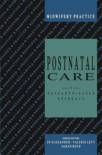 Imagen de archivo de POSTNATAL CARE (MIDWIFERY PRACTICE S.) a la venta por ThriftBooks-Dallas