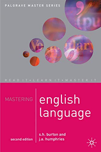 Imagen de archivo de Mastering English Language (Palgrave Master Series) a la venta por MusicMagpie