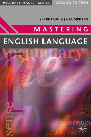 Stock image for Mastering English Language (Palgrave Master Series) for sale by MusicMagpie