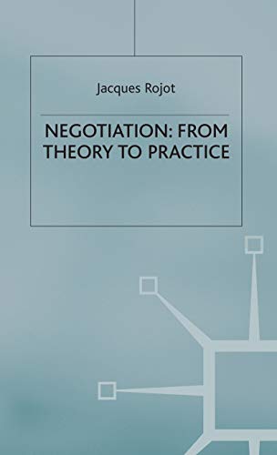 9780333522103: Negotiation: From Theory to Practice