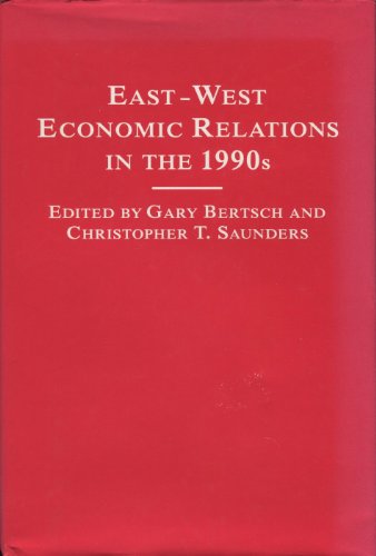 Stock image for East/West Economic Relations in the 1990's (Vienna Institute for Comparative Economic Studies) for sale by medimops