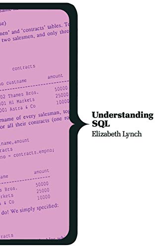Understanding SQL (Computer Science Series) (9780333524336) by Lynch, Elizabeth
