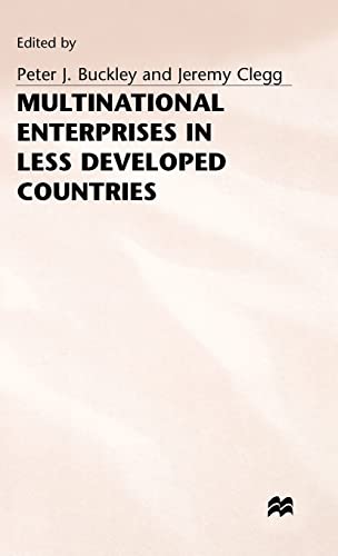 Beispielbild fr Multinational Enterprises in Less Developed Countries zum Verkauf von RWL GROUP  (Booksellers)