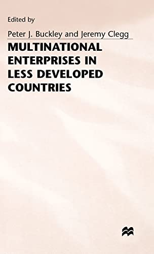 Stock image for Multinational Enterprises in Less Developed Countries for sale by RWL GROUP  (Booksellers)