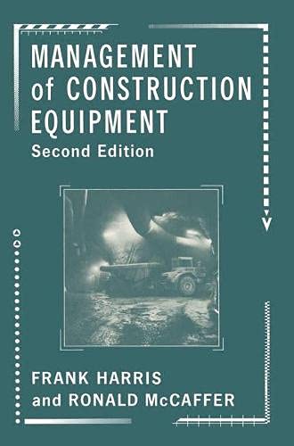 Beispielbild fr Management of Construction Equipment zum Verkauf von Better World Books Ltd