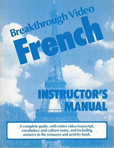 9780333541814: Breakthrough Video French