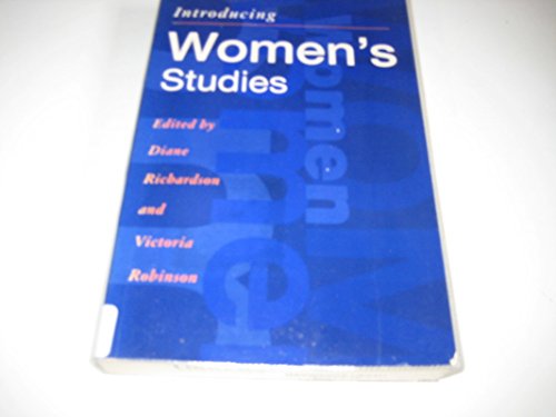 9780333541975: Introducing Women's Studies: Feminist Theory and Practice