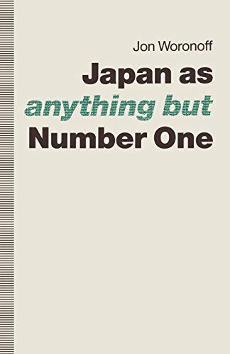 Beispielbild fr Japan as-anything but-Number One zum Verkauf von Wonder Book