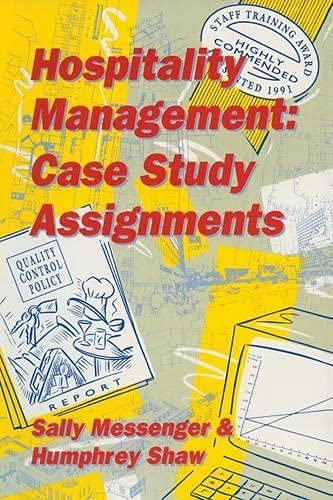 9780333546833: Hospitality Management: Case Study Assignments