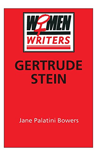 Beispielbild fr Gertrude Stein (Women Writers S.) zum Verkauf von WorldofBooks