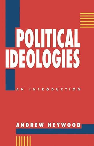 9780333549360: Political Ideologies: An Introduction