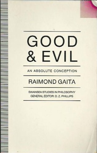 9780333555415: Good and Evil: An Absolute Conception (Swansea Studies in Philosophy)